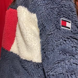 tommy hilfiger fluffy jacket